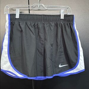 Nike Dri-Fit Running Short panty lined,elasticdrawstring waist,white side panels